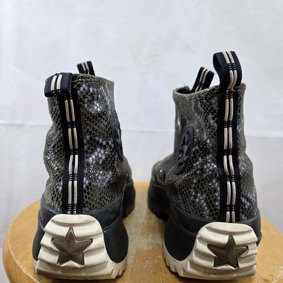 Snakeskin Zipper Ankle Boots - Picture 5 of 7